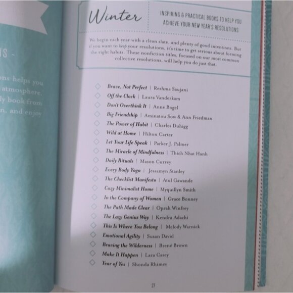 Anne Bogel "My Reading Life" Write in Book Check Journal- Hardcover - Picture 8 of 16